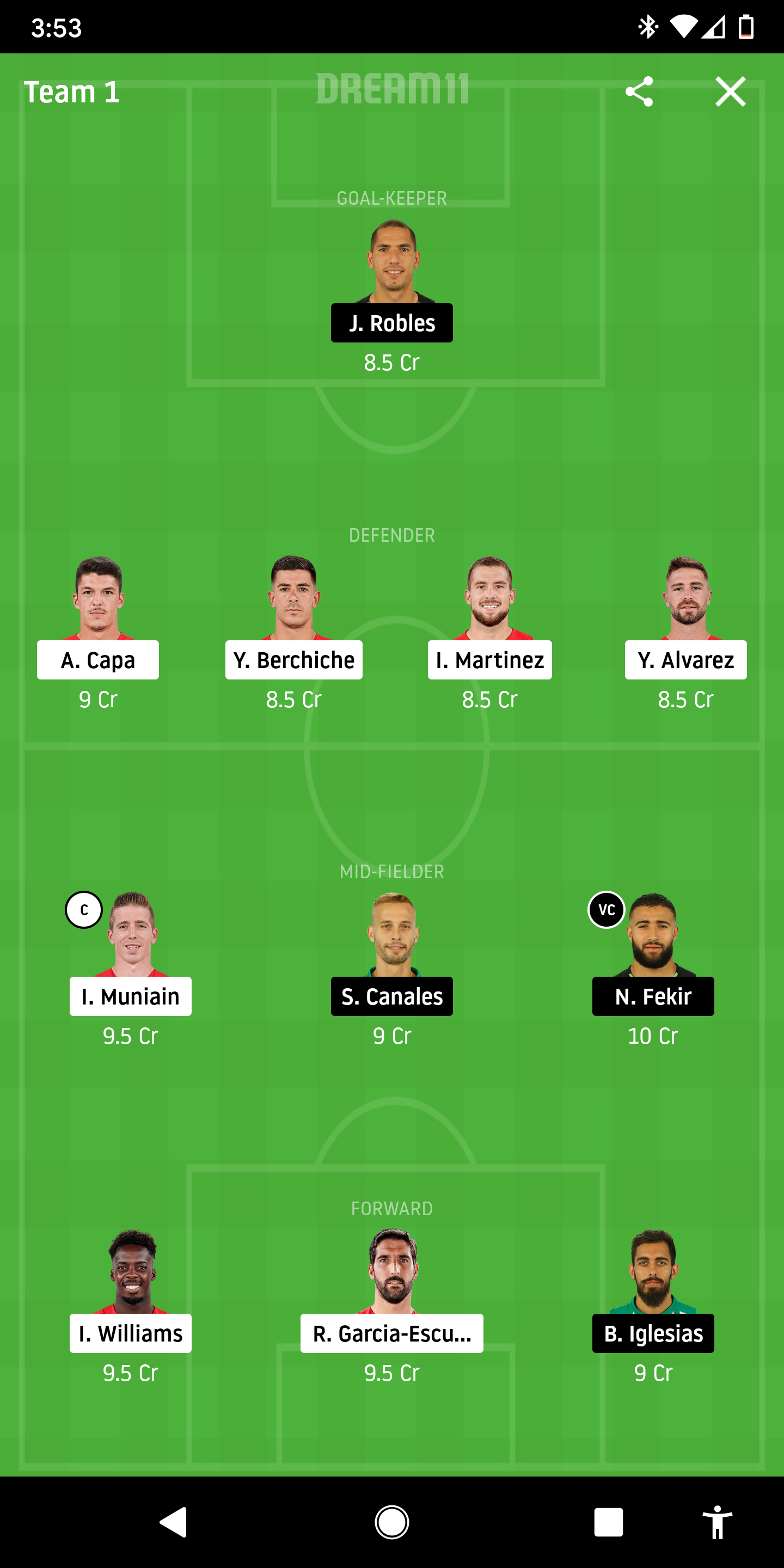 ATH Vs RB Dream11