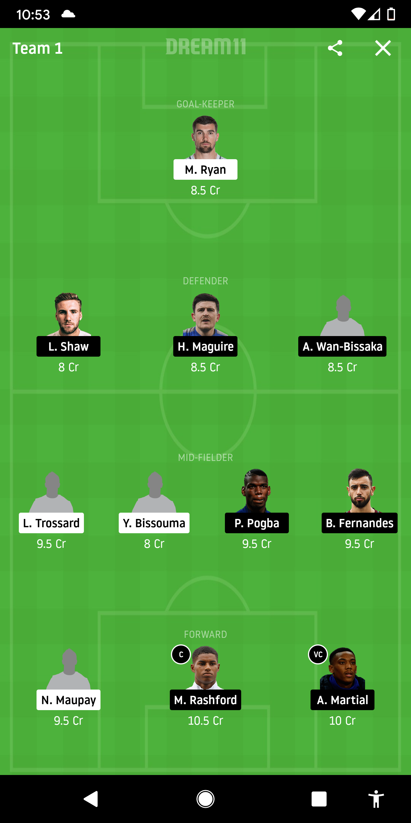BRI Vs MUN Dream11
