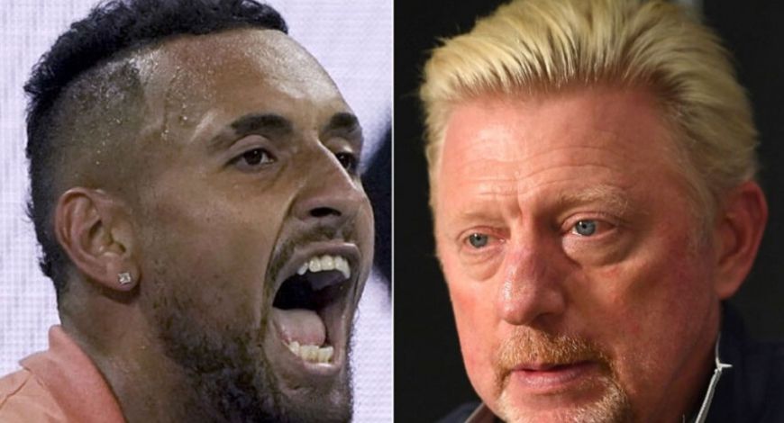 Boris Becker and Nick Kyrgios engage in a war of words over the Adria Tour coronavirus fiasco