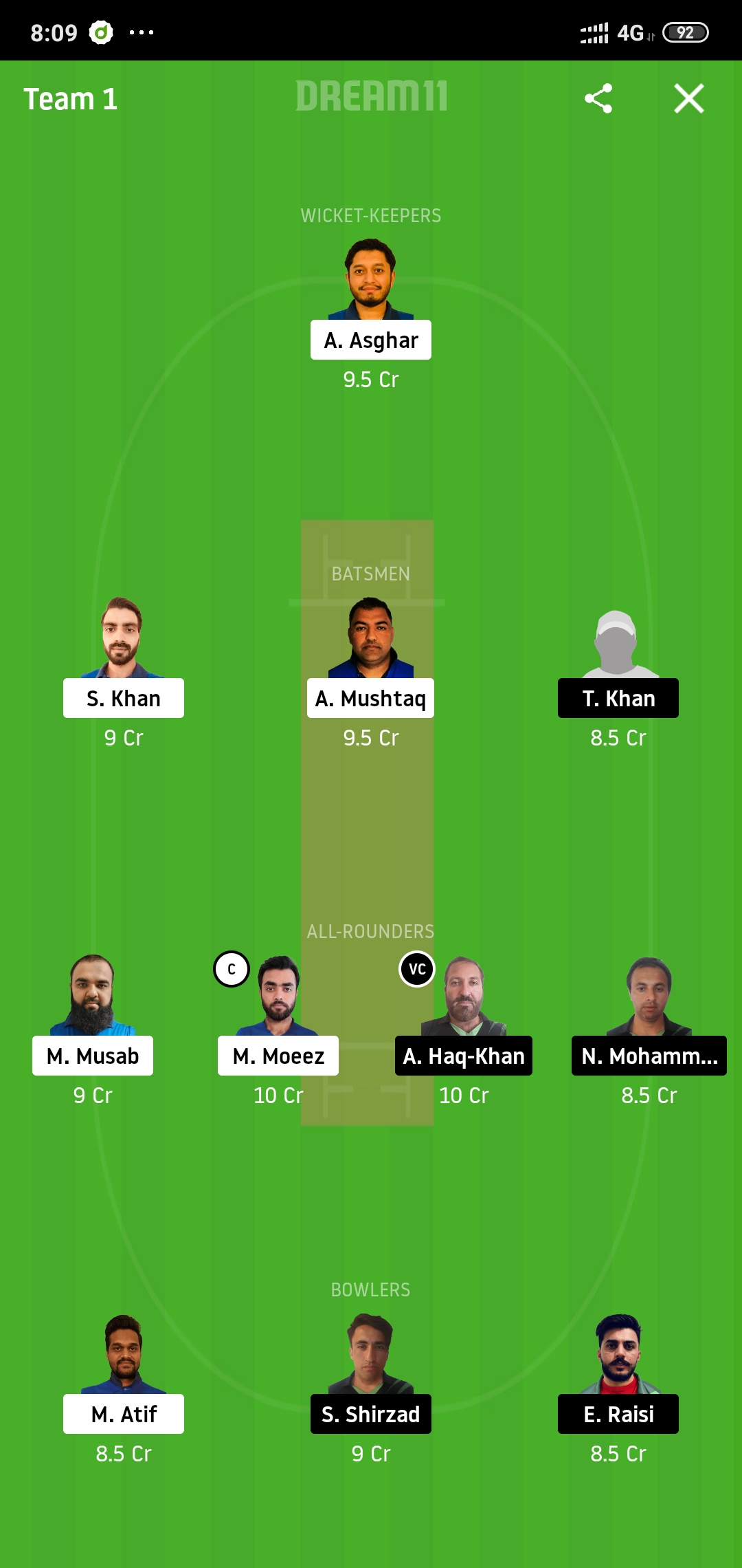 LKP vs WZC Dream11