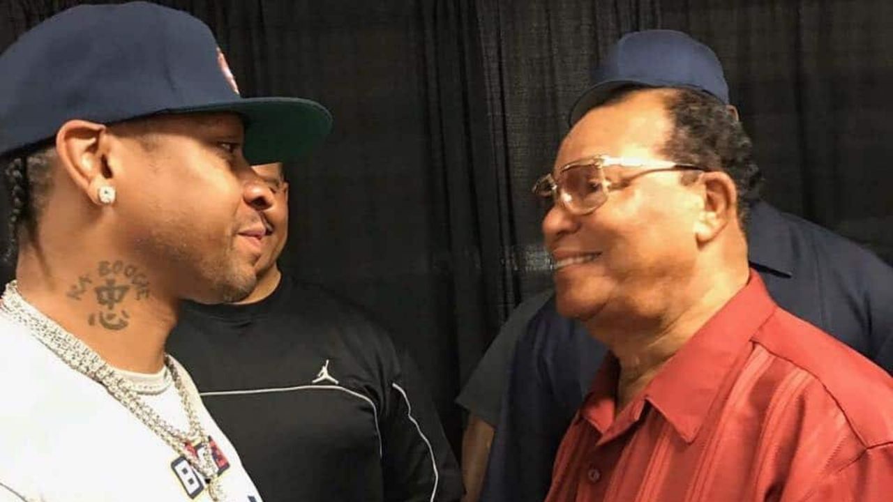 Allen Iverson and Louis Farrakhan