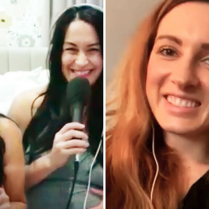 Becky Lynch discusses how she found out about her pregnancy with Bella Twins