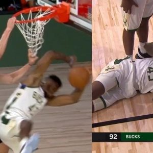 Drew Eubanks dunk over Thanasis Antetokounmpo