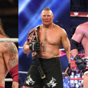 Edge takes a swipe at Goldberg and Brock Lesnar