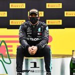 F1 Trophy Robots : Mercedes' Lewis Hamilton not impressed with F1 trophy robots; Bottas finds it cool