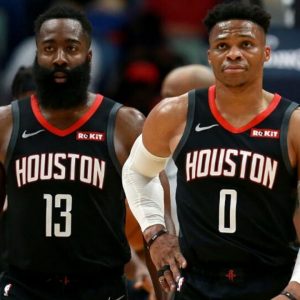 Why did James Harden and Russell Westbrook not travel with Houston Rockets
