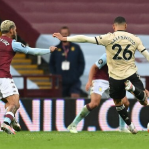 Mason Greenwood goal vs Aston Villa Man Utd protégé belts a stunner to double lead
