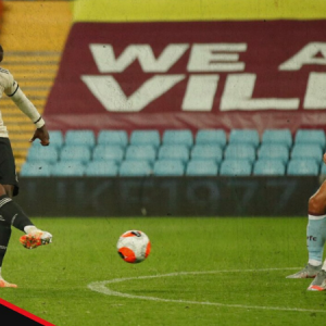 Paul Pogba goal vs Aston Villa Man Utd star bends a low curler to put the game beyond the Villans