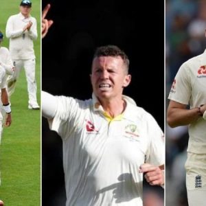 Peter Siddle bats for Stuart Broad playing ahead of James Anderson in 2021-22 Ashes