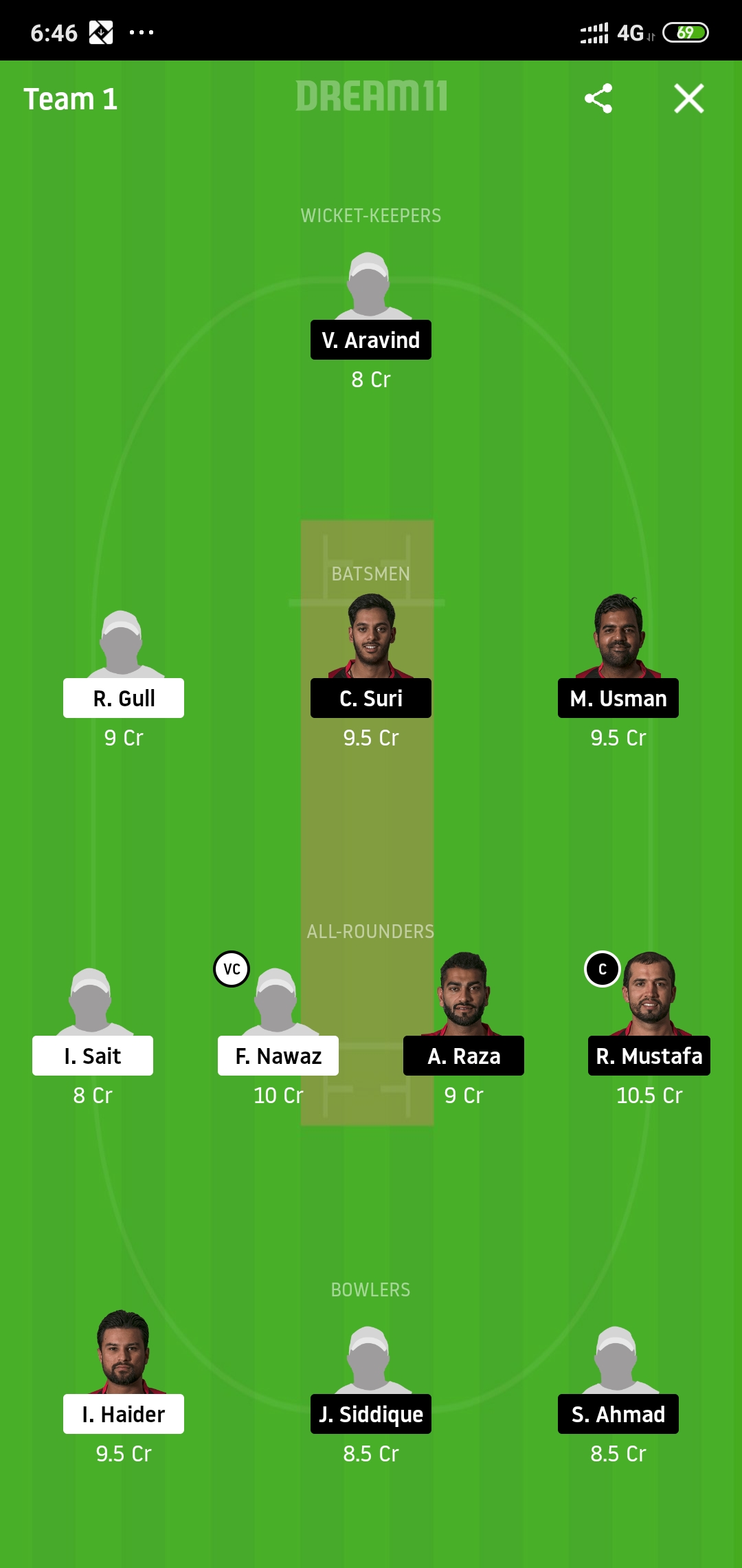 DPS vs ECB Dream11