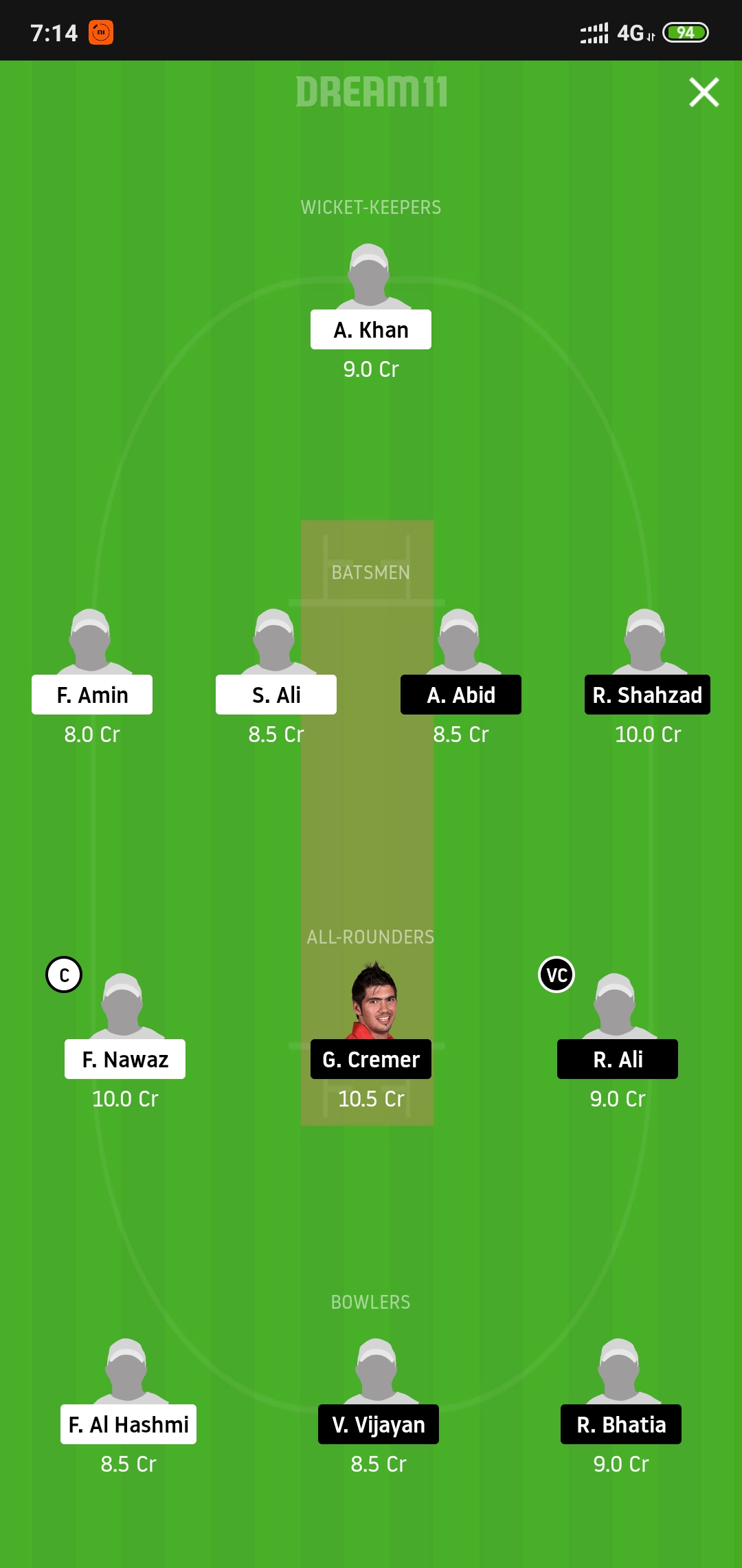 DPS vs TAD Dream11