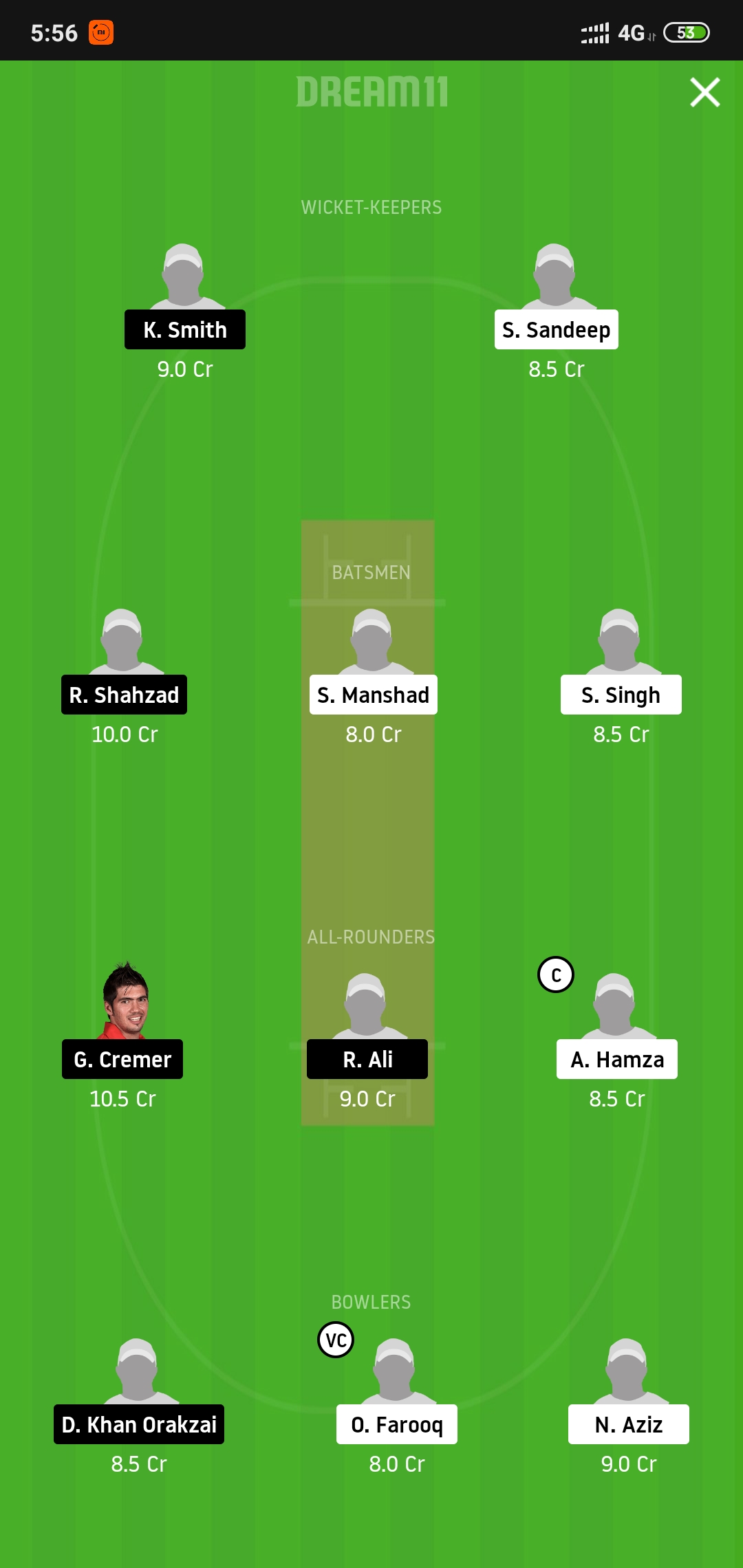 AAD vs TAD Dream11