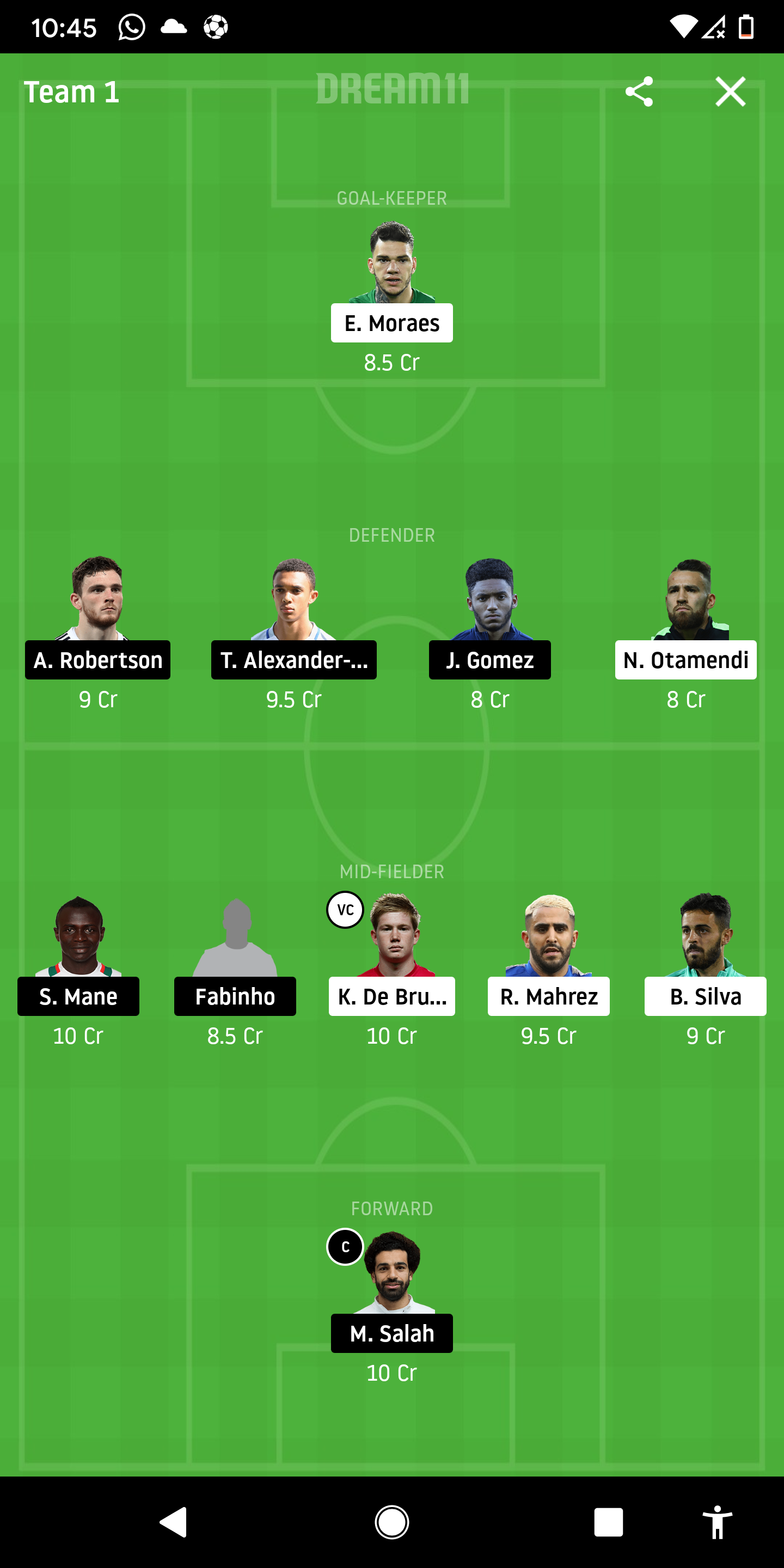 MCI Vs LIV Dream11
