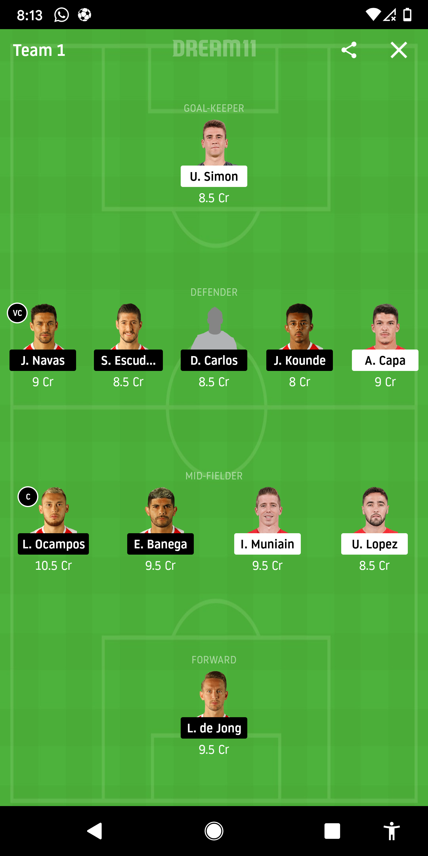 ATH Vs SEV Dream11