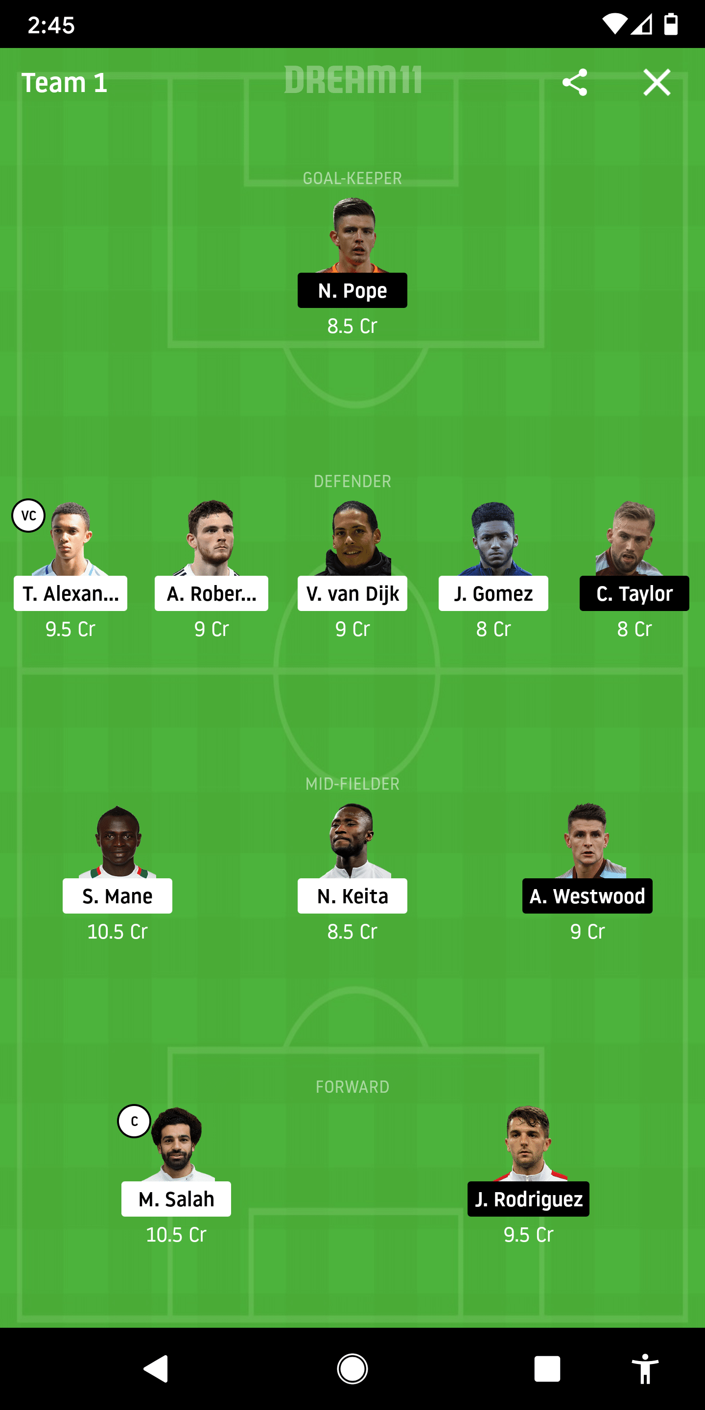 LIV vs BUR Dream11