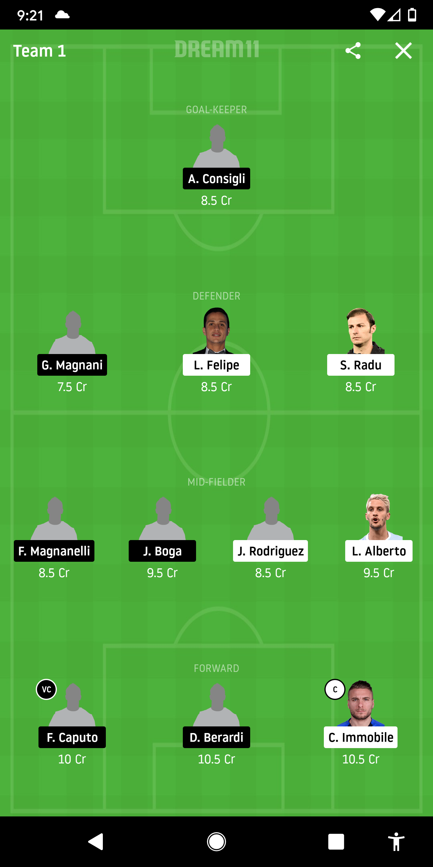LAZ Vs SAS Dream11