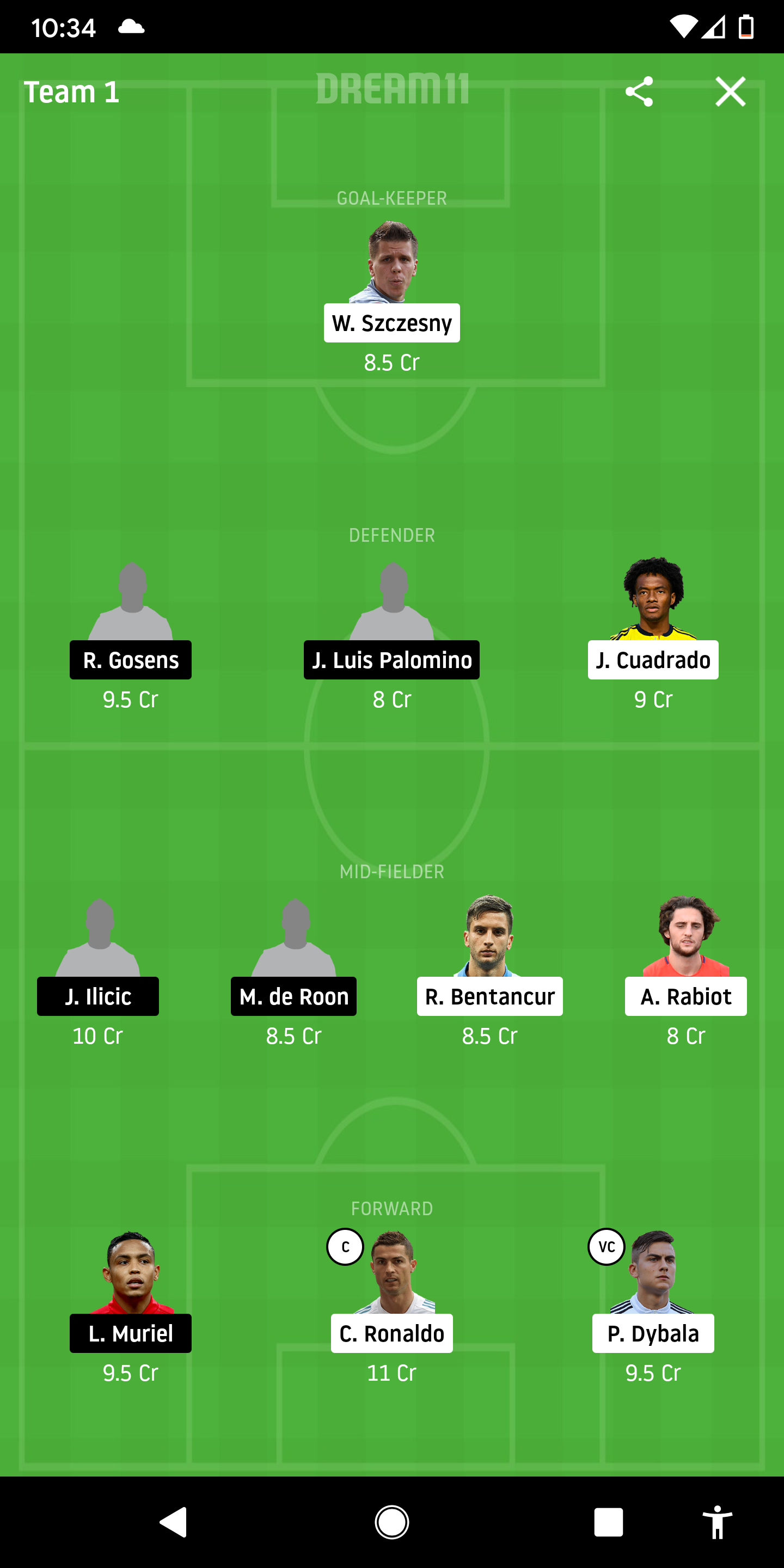 JUV vs ATN Dream11