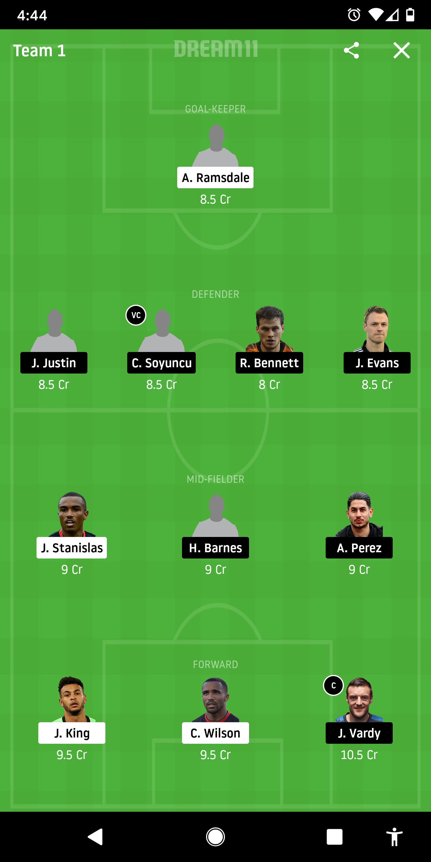 BOU vs LEI Dream11