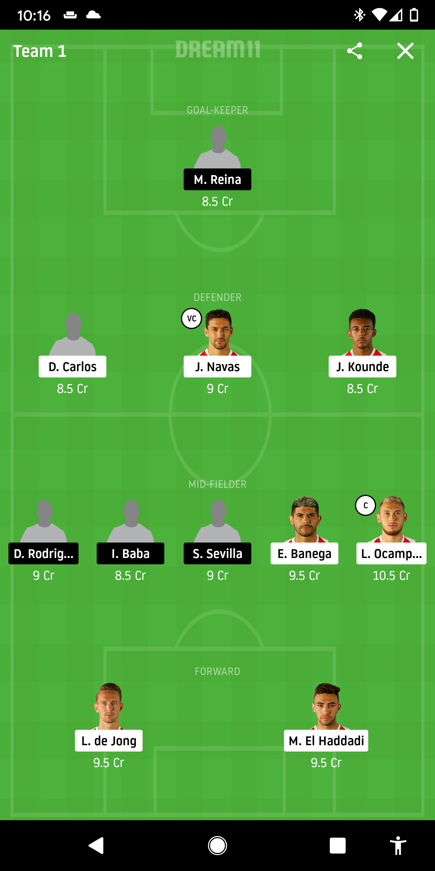 SEV Vs MLC Dream11