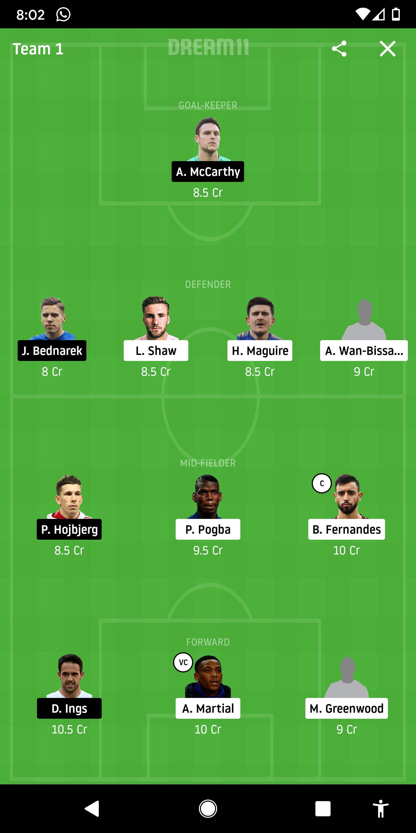 MUN Vs SOU Dream11
