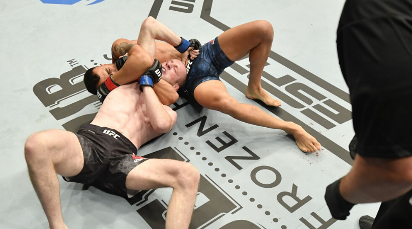 UFC 251 Undercard highlights Makwan Amirkhani chokes Danny Henry while 5 nut shots take place in 5 matches