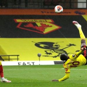 Danny Welbeck overhead goal Vs Norwich City: Former Arsenal star score from terrific overhead kick to gain lead