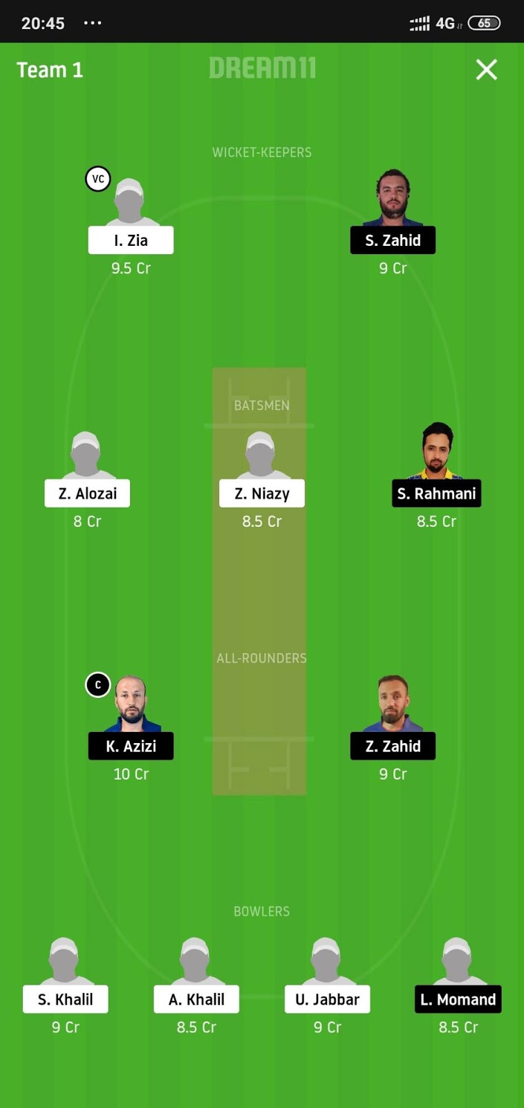 AZ-U23 vs NAC Dream11