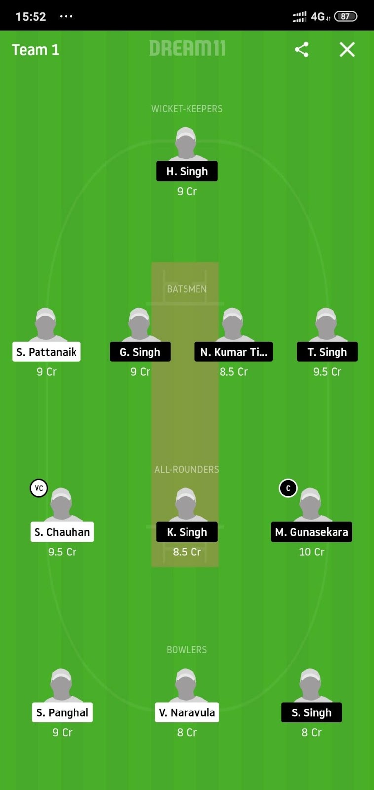 AMD vs PNL Dream11