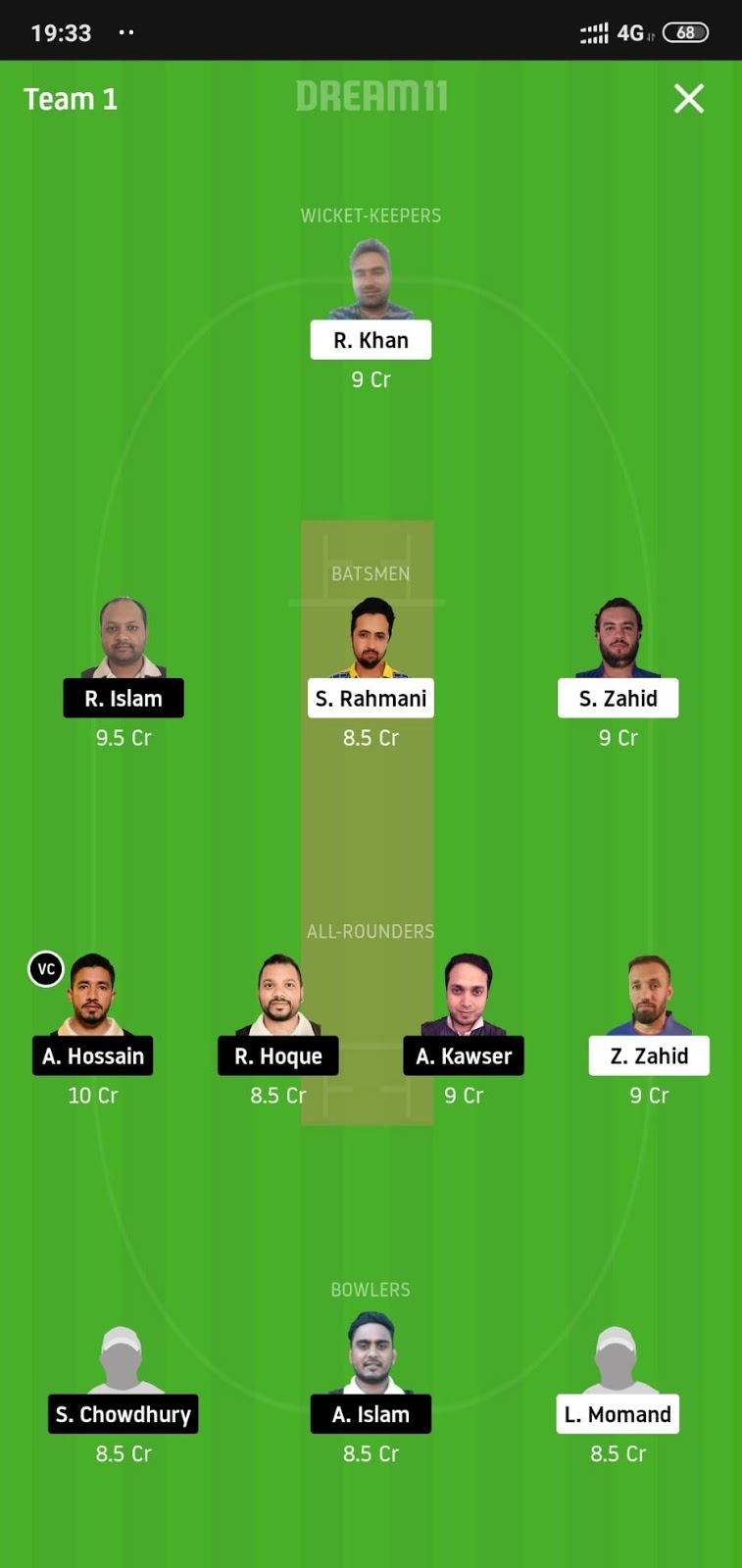 NAC vs STT Dream11