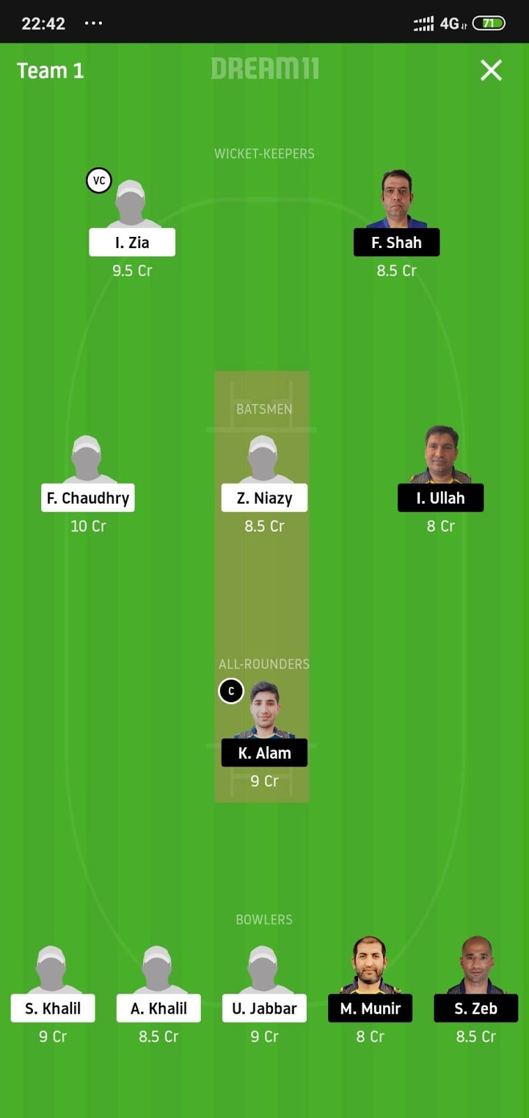 AZ-U23 vs SCC Dream11