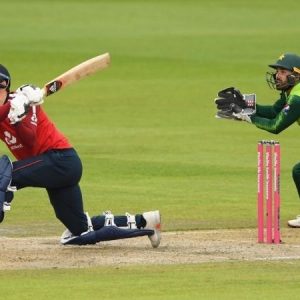 Tom Banton cricket: Watch English batsman tonks Shadab Khan for imposing sixes to score maiden T20I half-century