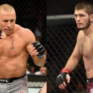 GSP Says "Khabib is the Best Fighter...." and Exhibits a Bird's-Eye View Of The Potential Fight