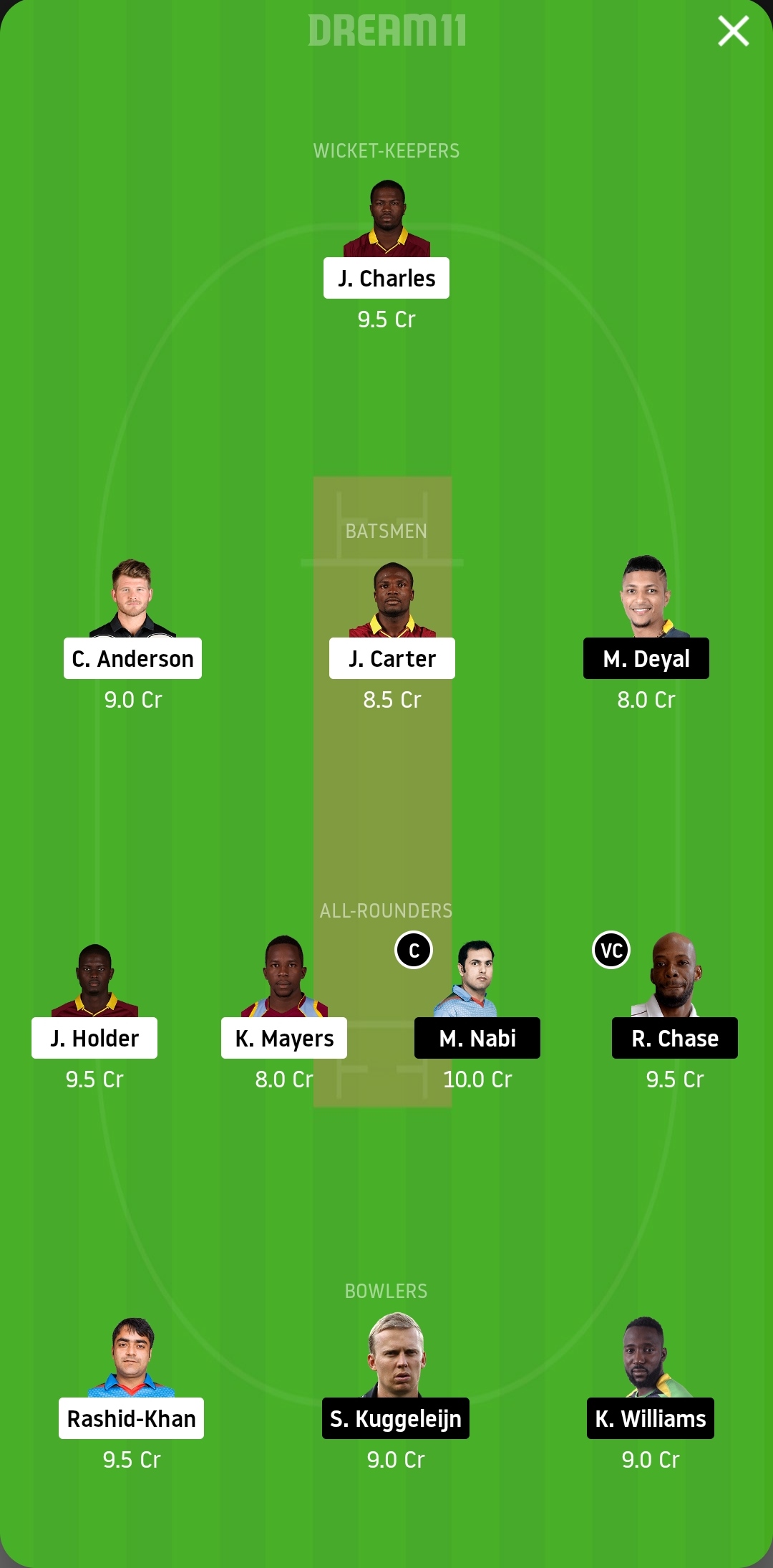 BAR vs SLZ Dream11