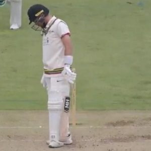 Bob Willis Trophy 2020: Jack Brooks castles Tom Lace as stump impales into ground in Taunton