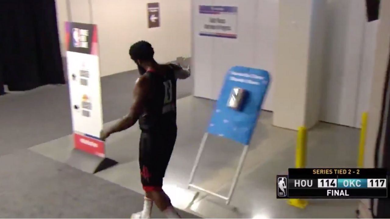 James Harden hand sanitizer