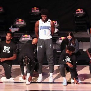 Jonathan Isaac did not kneel during National Anthem