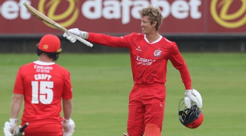 Keaton Jennings T20 century: Watch Lancashire batsman's maiden hundred propels team to victory in T20 Blast