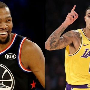 Kevin Durant mocks Lakers' Kyle Kuzma