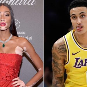 Kyle Kuzma and Winnie Harlow