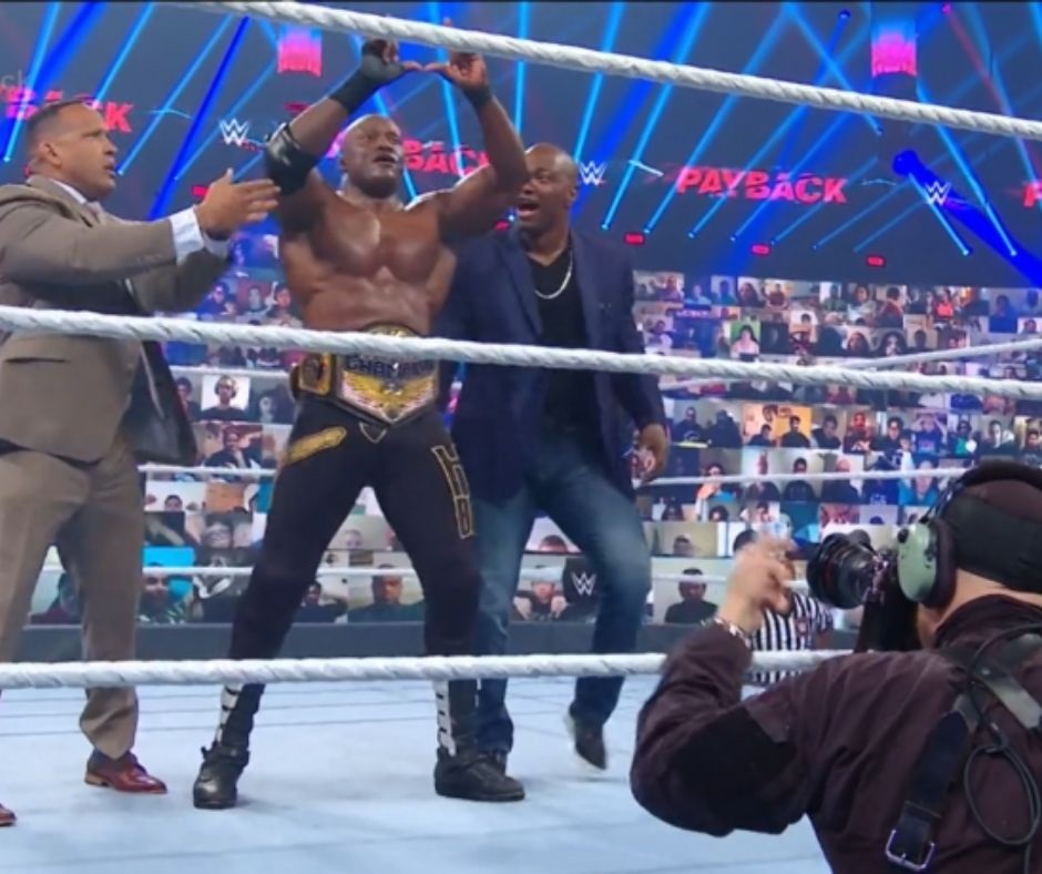 Lashley Dominates Apollo Crews to Win The United States title at the WWE Payback opener