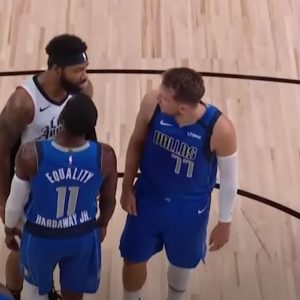 Luka Doncic trash talks Marcus Morris