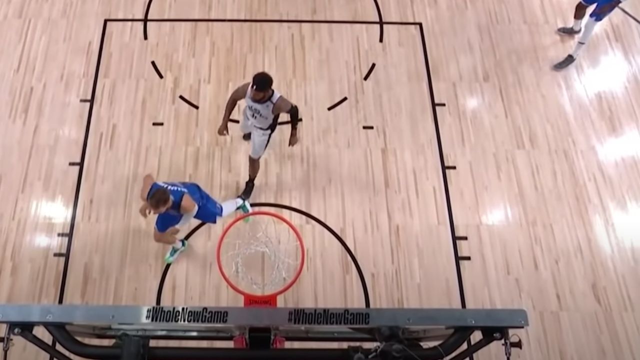 Marcus Morris purposely step on Luka Doncic's injured ankle