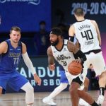 Marcus Morris and Luka Doncic