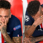 Neymar Crying PSG Superstar breaks down in tears after Champions League final loss