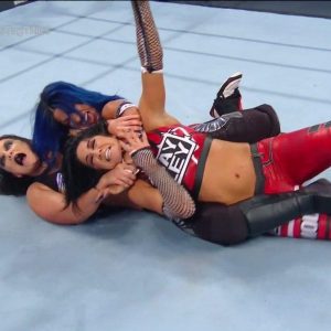 WWE Payback: Sasha Banks and Bayley Lose the Women Tag Team Titles To the Unlikely Team Of Nia Jax and Shayna Baszler