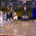 Nikola Jokic full court pass to Jerami Grant