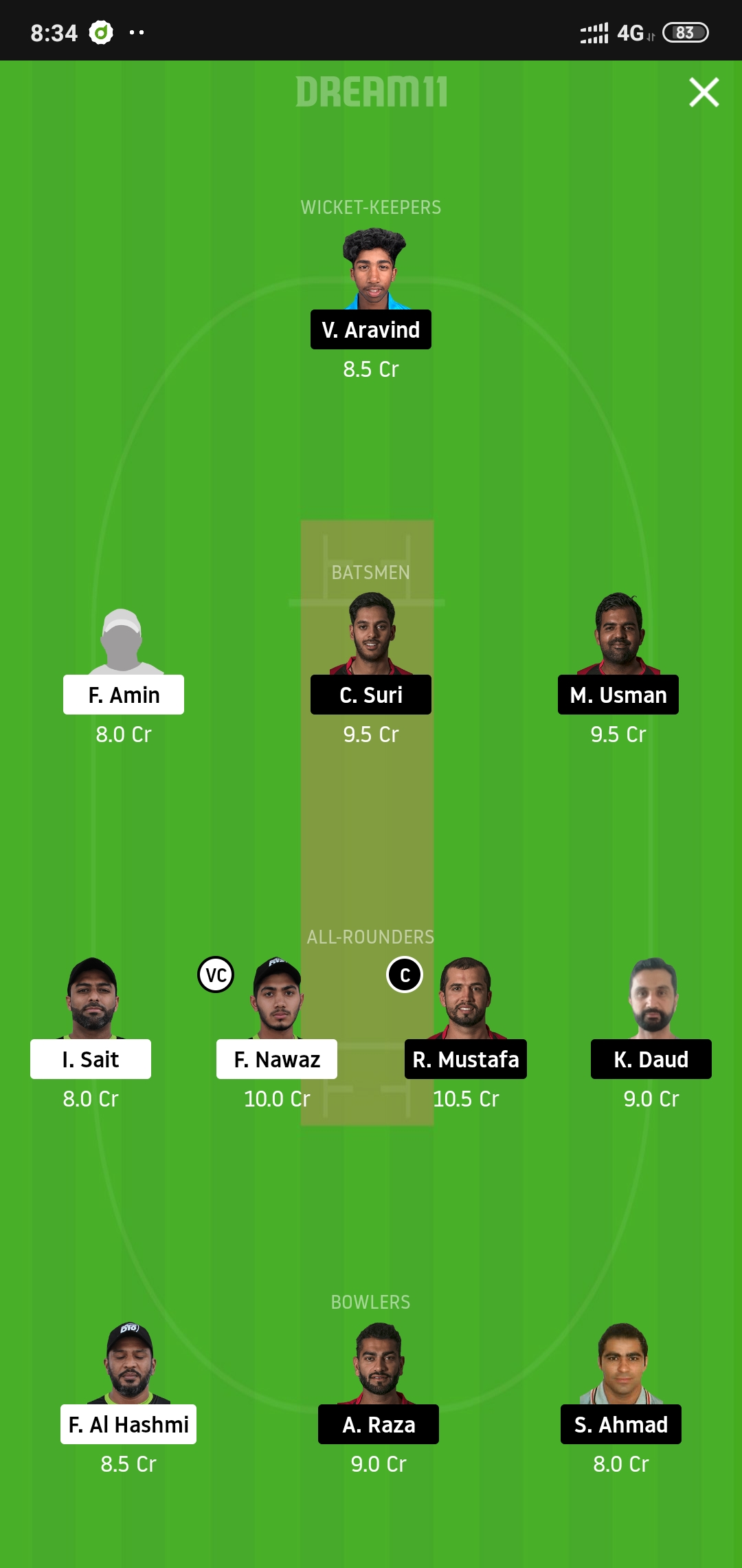DPS vs ECB Dream11