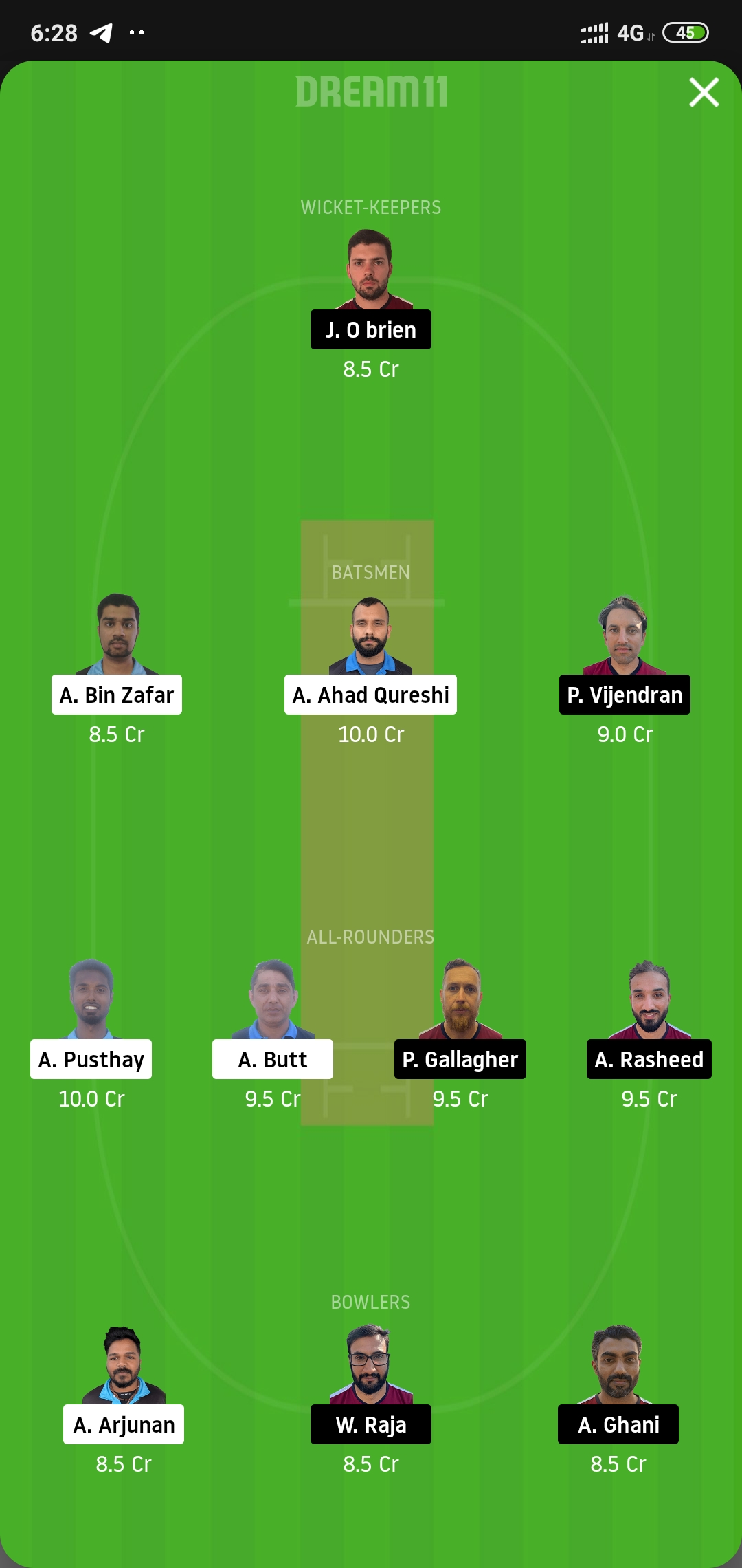 HCC vs SKK Dream11