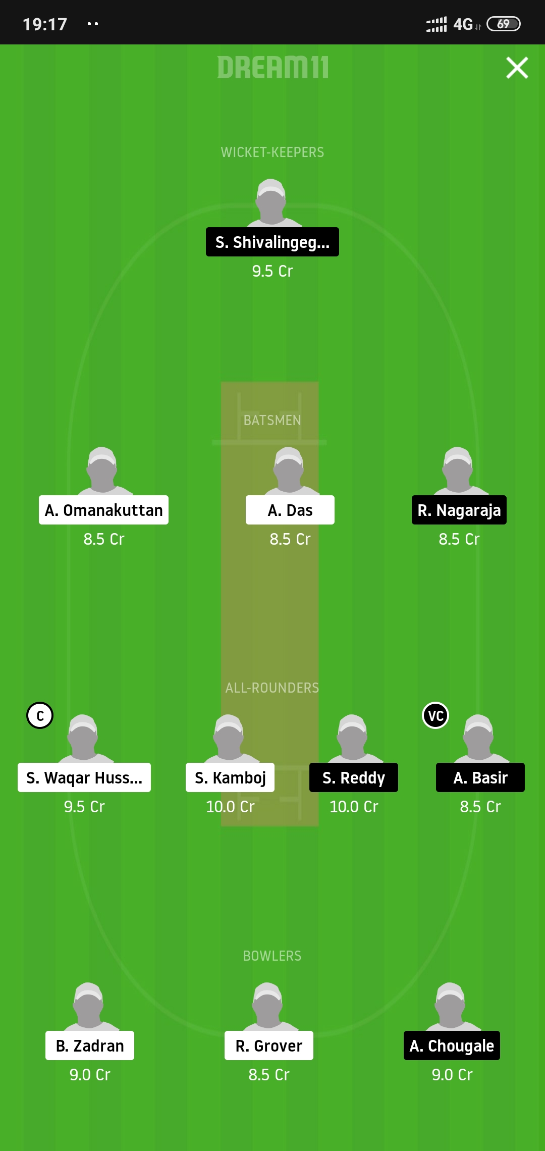 RCD vs USGC Dream11