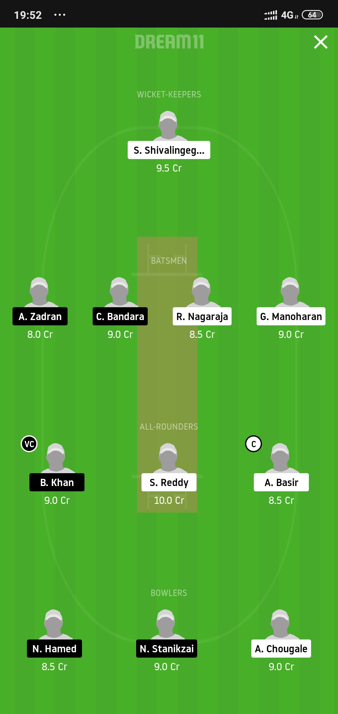 USGC vs BECC Dream11